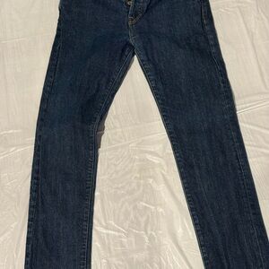 H&M Slim Straight Blue Denim Jeans Men’s Dark Wash